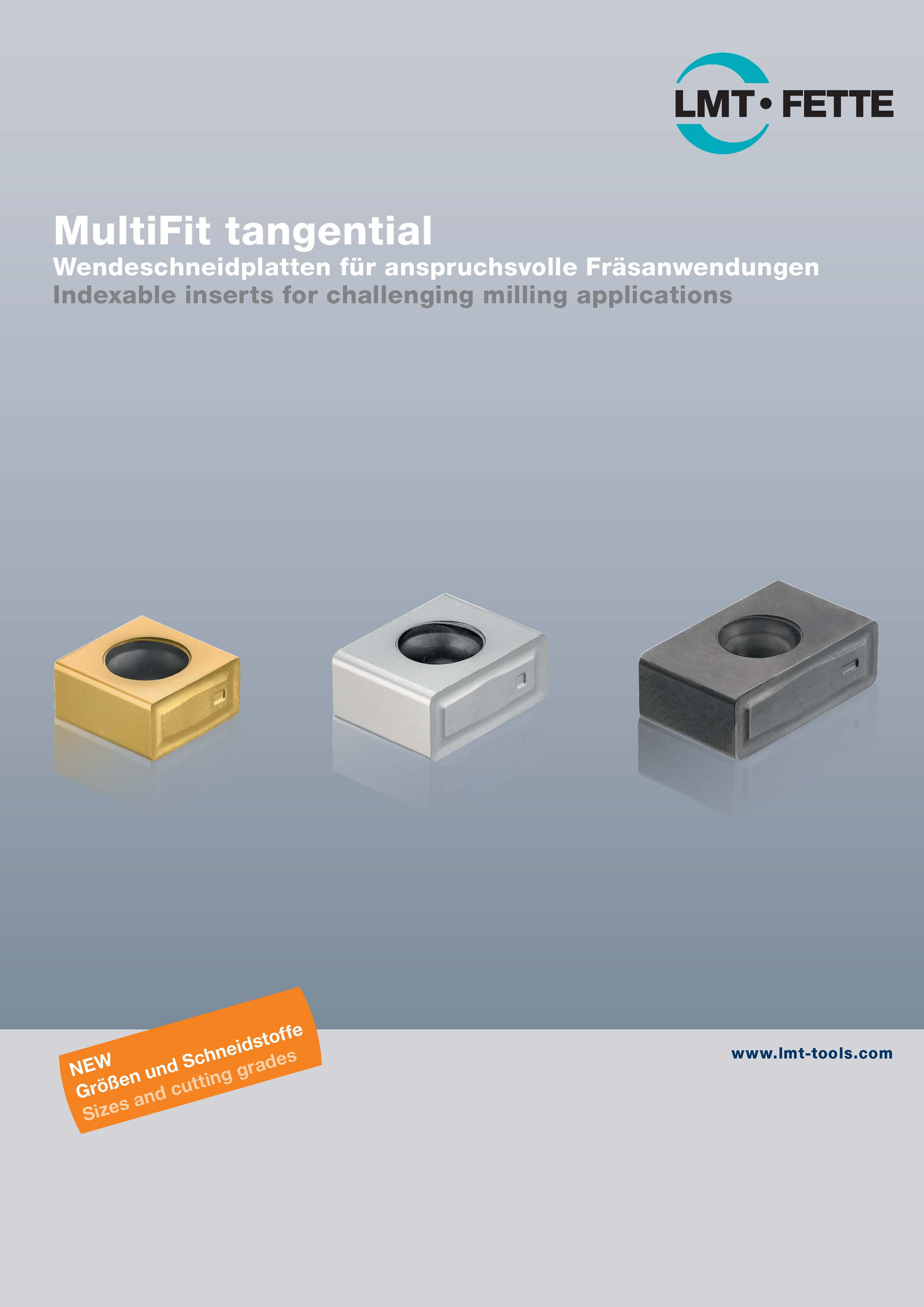 MultiFit tangential: Indexable inserts for challenging milling applications